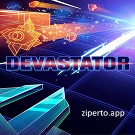 Devastator 2026 gameplay featuring intense twin-stick shooting and neon space battles.