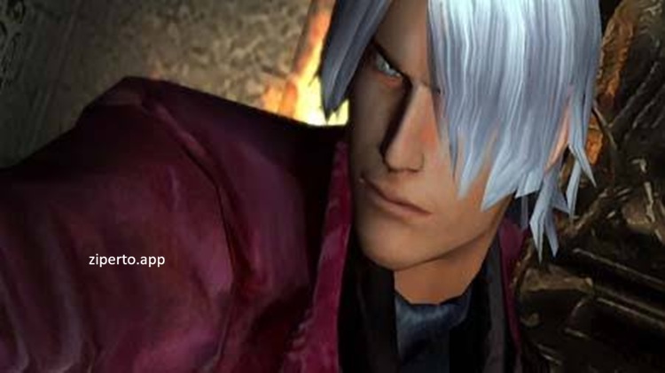 Devil May Cry 2026 gameplay showing Dante using his sword and dual guns against demons in a dark gothic environment.