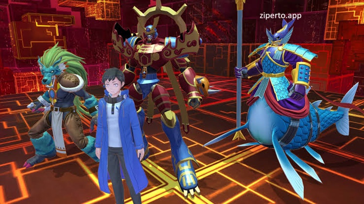 Digimon Story: Cyber Sleuth Hacker’s Memory 2026 featuring Keisuke, Digimon battles, digital worlds and RPG gameplay.