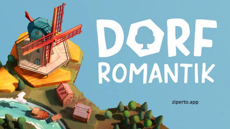 Dorfromantik 2026 featuring peaceful villages, forests, rivers, railway tracks and relaxing strategy gameplay.