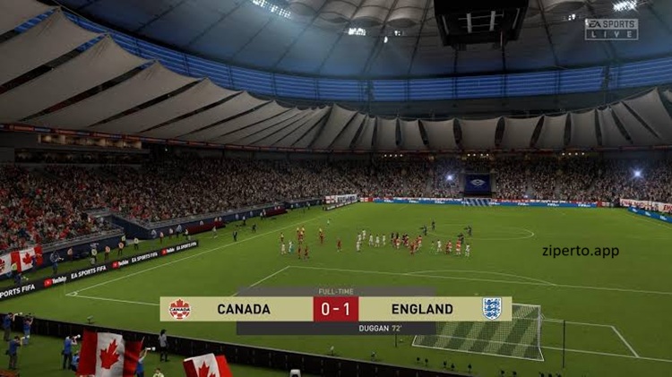 FIFA 20 Legacy Edition 2026 featuring football players, stadium action, updated kits and classic soccer gameplay.