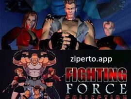 Fighting Force Collection gameplay featuring classic beat 'em up combat, powerful heroes and interactive city environments.
