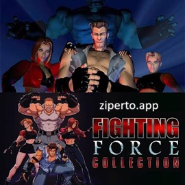 Fighting Force Collection gameplay featuring classic beat 'em up combat, powerful heroes and interactive city environments.