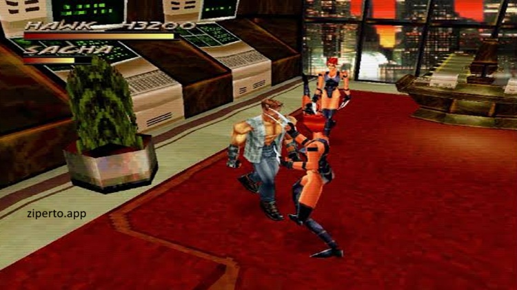 Fighting Force Collection gameplay featuring classic beat 'em up combat, powerful heroes and interactive city environments.