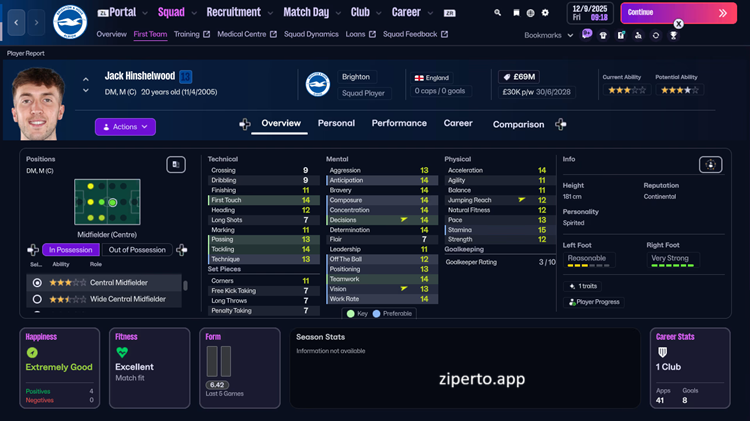 Football Manager 26 Touch featuring tactical football management, squad building, transfer planning and realistic club simulation.