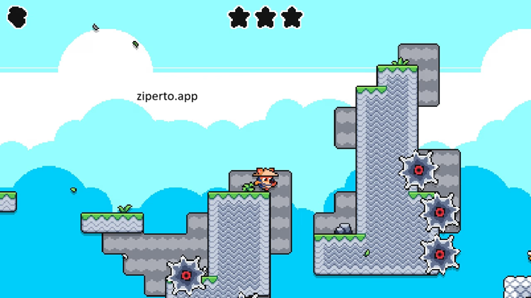 FoxyRush gameplay featuring fast platform action, colorful stages, quick reflex challenges and endless running fun.