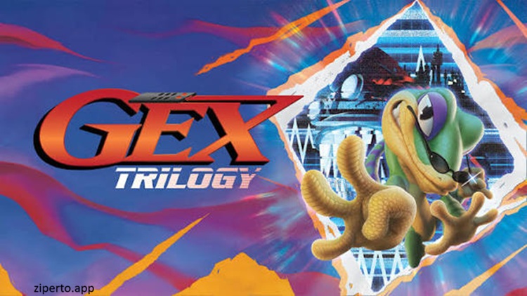 GEX Trilogy 2026 featuring Gex exploring colorful television-themed worlds.