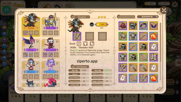 Girls of The Tower 2026 featuring female heroes, fantasy battles, minion cards, and pixel art strategy gameplay.
