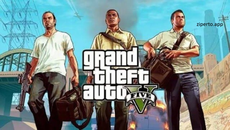 Grand Theft Auto V Enhanced gameplay featuring Los Santos exploration, action missions and upgraded next-generation visuals.