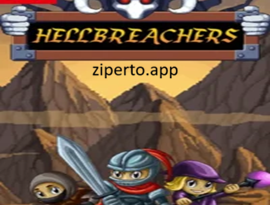 Hellbreachers gameplay showing a pixel-art hero fighting enemies filled with platforms, traps and supernatural creatures.