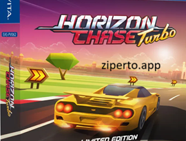 Horizon Chase Turbo 2026 featuring colorful racing cars, retro tracks, Nitro boosts and fast arcade racing action.