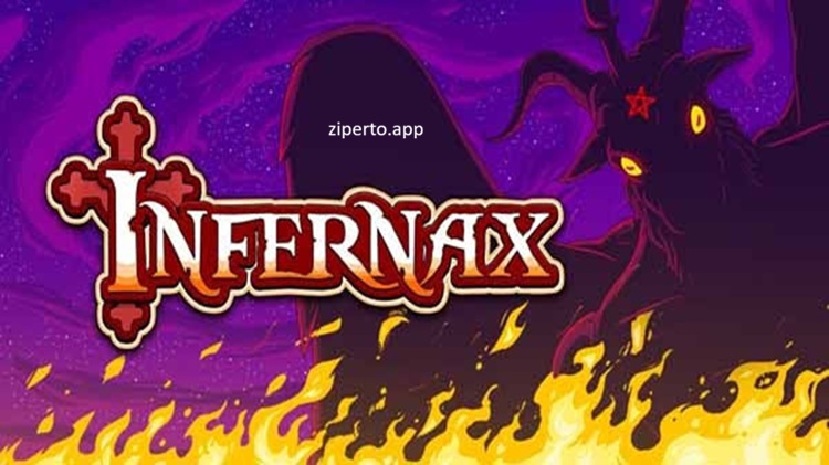 Infernax 2026 featuring a knight, dark medieval landscapes, pixel-art enemies and retro action platforming.