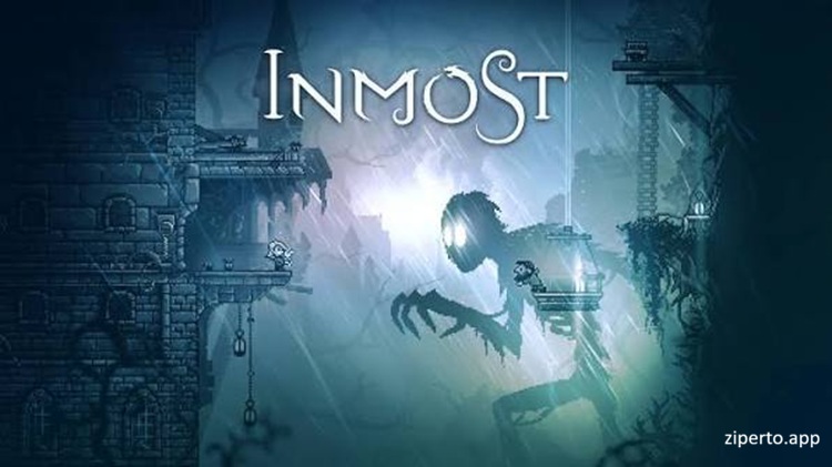 Inmost 2026 featuring dark pixel art, mysterious environments, puzzles, and three connected characters.