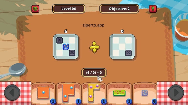 Jelly Math gameplay showing colorful jelly characters, numerical puzzles and bright educational activities.