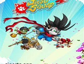 Jitsu Squad 2026 characters fighting enemies with colorful attacks in a fast-paced beat ’em up.