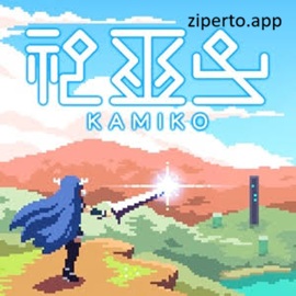 Kamiko 2026 featuring shrine maidens, pixel-art landscapes, demon battles, sacred gates, puzzles and arcade action.