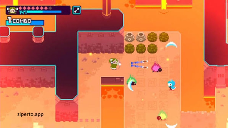 Kamiko 2026 featuring shrine maidens, pixel-art landscapes, demon battles, sacred gates, puzzles and arcade action.