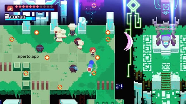Kamiko 2026 featuring shrine maidens, pixel-art landscapes, demon battles, sacred gates, puzzles and arcade action.