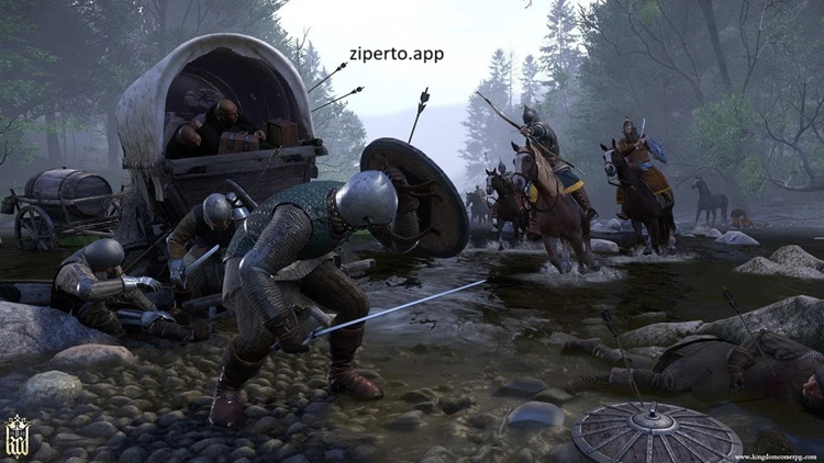 Kingdom Come Deliverance: Royal Edition gameplay showing realistic medieval combat, historic castles and immersive role-playing.