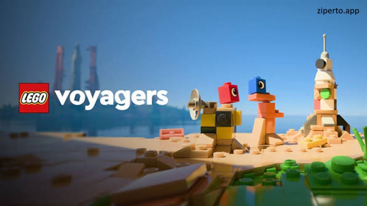 LEGO Voyagers 2026 featuring two LEGO bricks exploring a colorful puzzle world.