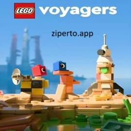 LEGO Voyagers 2026 featuring two LEGO bricks exploring a colorful puzzle world.