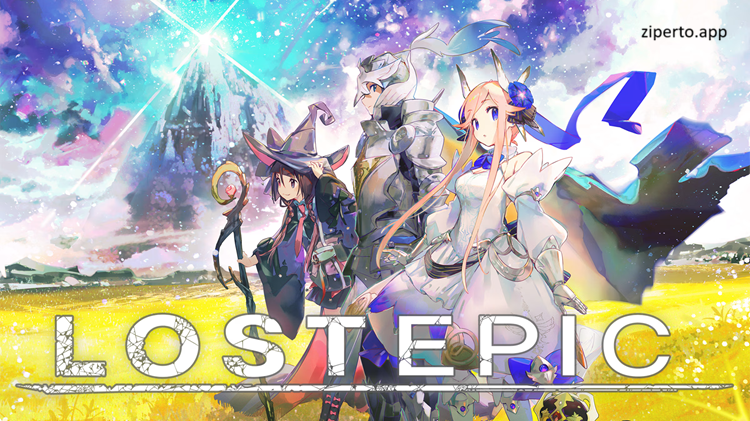 LOST EPIC 2026 featuring a God Slayer knight, sacred sanctuaries, fantasy combat and dark 2D action RPG gameplay.