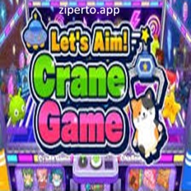 Let's Aim! Crane Game 2026 gameplay showing a colorful crane machine grabbing prizes with precise positioning and timing.
