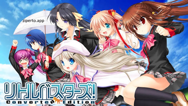 Little Busters! Converted Edition 2026 featuring anime-style characters, school life, friendship and visual novel scenes.