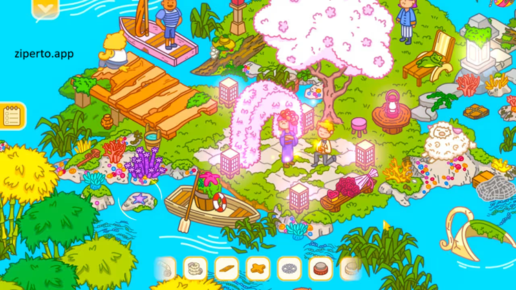 Lost Little Things 2026 gameplay exploring a detailed hand-drawn fantasy scene filled with hidden objects and colorful characters.
