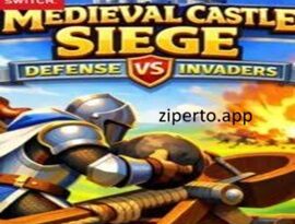Medieval Castle Siege Defense vs Invaders 2026 gameplay showing a fortified castle defending against waves of invading enemies.