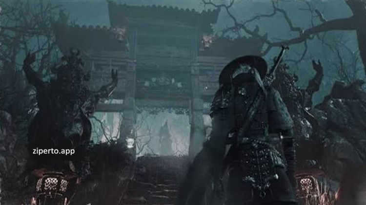 Phantom Blade Zero gameplay showing Soul wielding a sword in a dark Chinese-inspired world with enemies and cinematic martial arts combat.