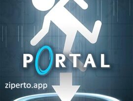 Portal 2026 featuring a test chamber, glowing portals, puzzle platforms and GLaDOS in a puzzle adventure.