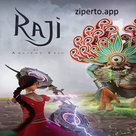 Raji: An Ancient Epic 2026 featuring Raji, Indian mythology, divine weapons, colorful temples and action adventure gameplay.