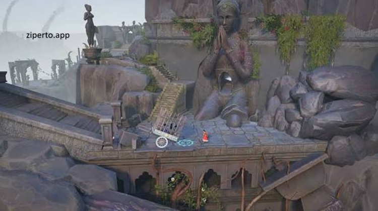 Raji: An Ancient Epic 2026 featuring Raji, Indian mythology, divine weapons, colorful temples and action adventure gameplay.