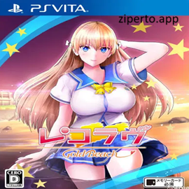 Reco Love: Gold Beach 2026 featuring summer romance, anime-style heroines, school life and video recording gameplay.