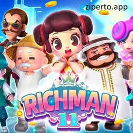 RichMan 11 gameplay featuring colorful board maps, property trading, strategic investments and multiplayer competition.