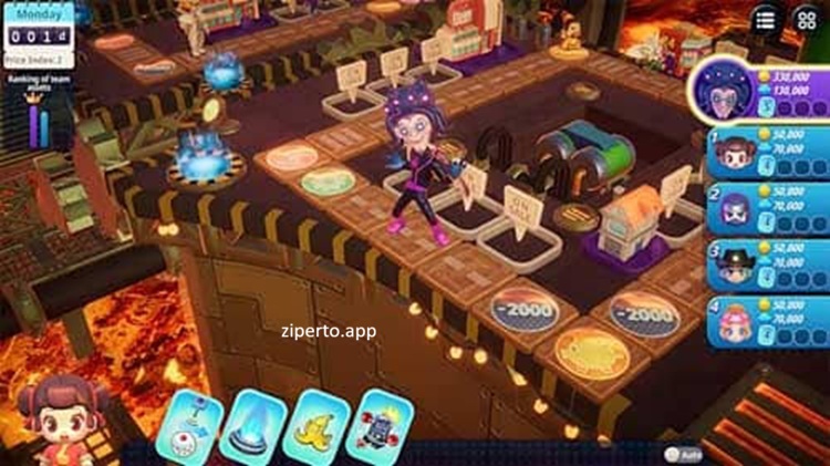 RichMan 11 gameplay featuring colorful board maps, property trading, strategic investments and multiplayer competition.