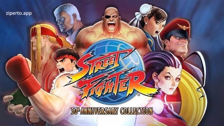 Street Fighter 30th Anniversary Collection 2026 featuring classic fighters, arcade battles, iconic characters and retro gameplay.