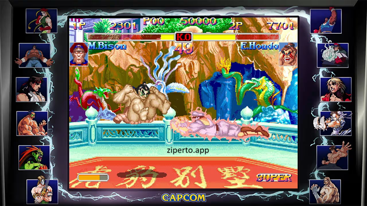 Street Fighter 30th Anniversary Collection 2026 featuring classic fighters, arcade battles, iconic characters and retro gameplay.