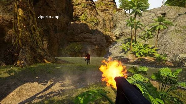 Strike Force 2: Terrorist Hunt 2026 featuring a soldier, tropical warzones and intense first-person shooter action.