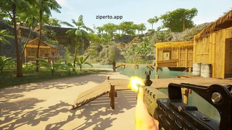 Strike Force 2: Terrorist Hunt 2026 featuring a soldier, tropical warzones and intense first-person shooter action.