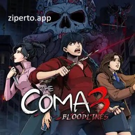 The Coma 3: Bloodlines Switch gameplay showing a character exploring a dark school environment in avoiding supernatural threats.