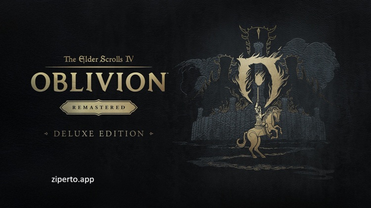 The Elder Scrolls IV: Oblivion Remastered showing a character with fantasy environments, ruins and medieval landscapes.