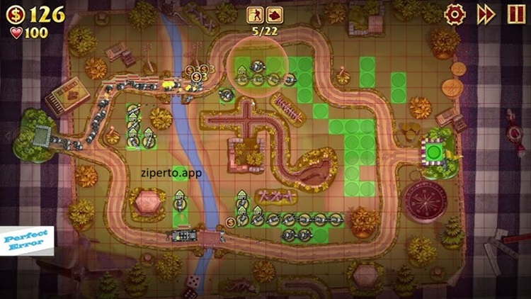 Toy Defense 2026 showing toy soldiers defending a military base with cannons, airplanes and enemy forces.