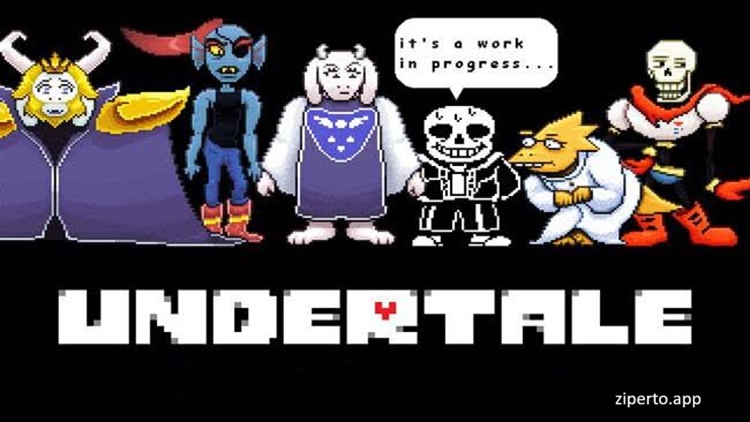 Undertale 2026 featuring a human child exploring the Underground and meeting mysterious monsters.