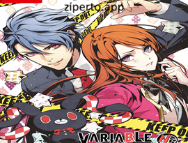 Variable Barricade 2026 featuring four potential suitors in a romance visual novel with colorful character artwork.