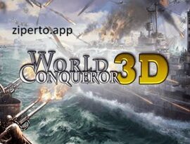 World Conqueror 3D 2026 showing military units, strategic territories, artillery and World War II turn-based battles.