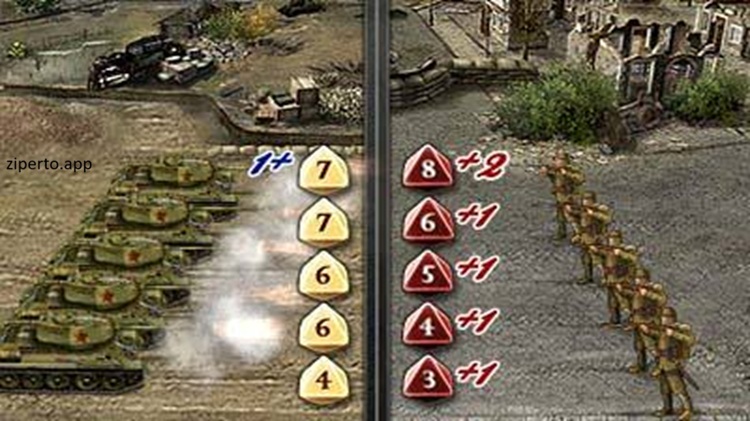 World Conqueror 3D 2026 showing military units, strategic territories, artillery and World War II turn-based battles.