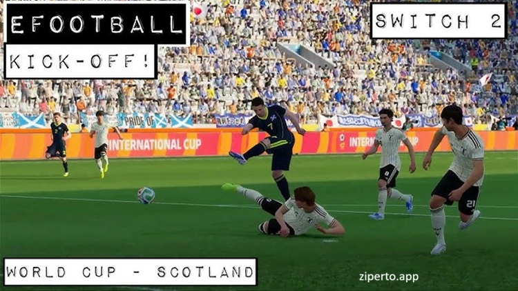 eFootball Kick-Off! gameplay featuring realistic football action, licensed clubs, accurate passing and exciting matches.