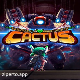 Assault Android Cactus+ 2026 featuring android characters, robot enemies and sci-fi combat.